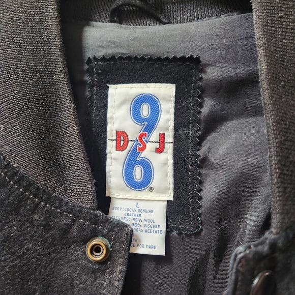 Vintage Virginia Tech Black Bomber Jacket LARGE - Picture 6 of 16